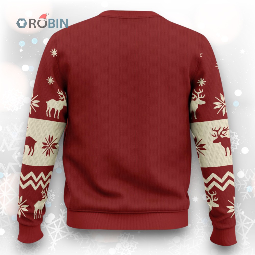 Nakatomi Plaza Red Ugly Christmas Sweater, Party Xmas Sweatshirt, Christmas Gift Nakatomi Plaza Red Ugly Christmas Sweater, Party Xmas Sweatshirt, Christmas Gift