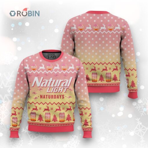 Natural Light Naturdays Ugly Christmas Sweater