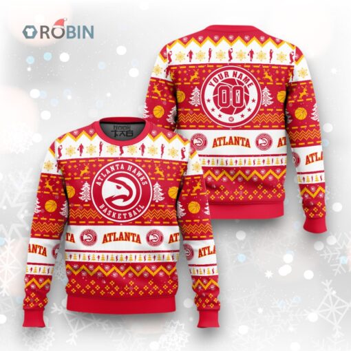 NBA Atlanta Hawks Christmas Ugly Christmas Sweater