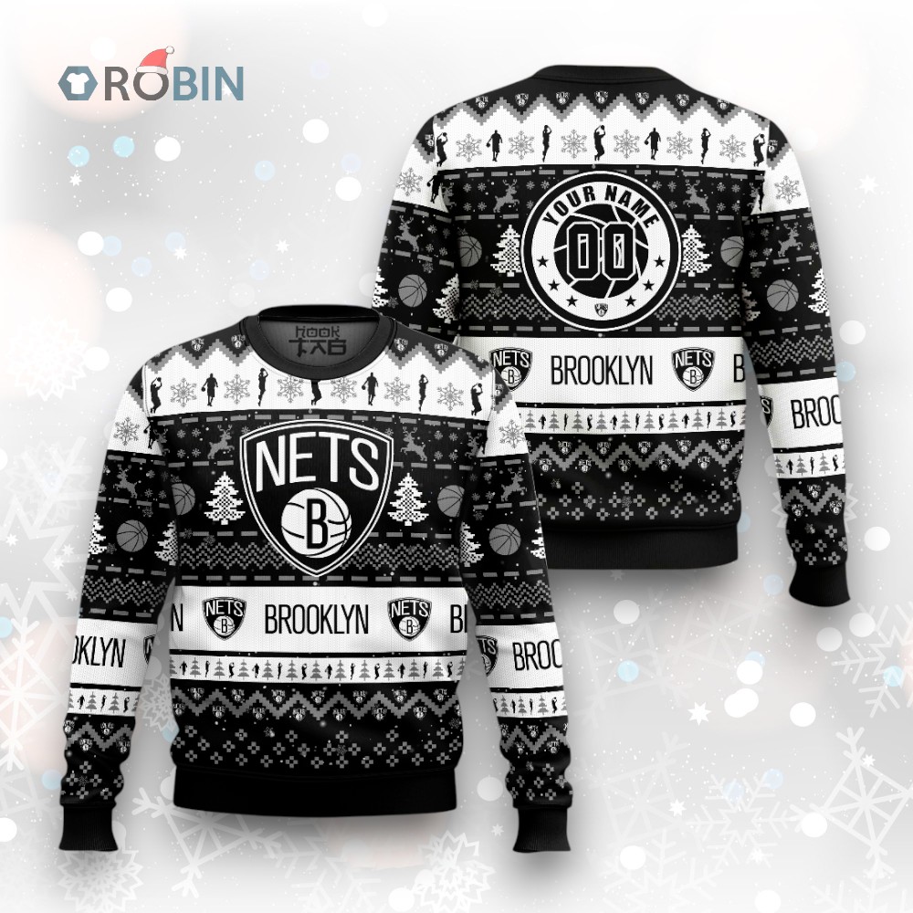 NBA Brooklyn Nets Christmas Ugly Christmas Sweater