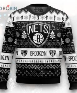 NBA Brooklyn Nets Christmas Ugly Christmas Sweater NBA Brooklyn Nets Christmas Ugly Christmas Sweater