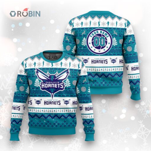 NBA Charlotte Hornets Christmas Ugly Christmas Sweater