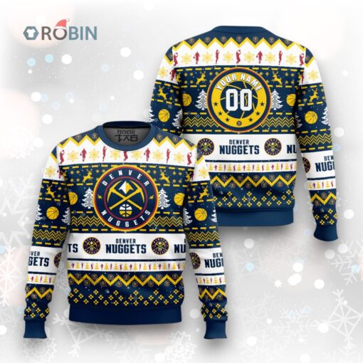 NBA Denver Nuggets Christmas Ugly Christmas Sweater