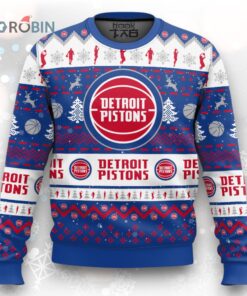 NBA Detroit Pistons Christmas Ugly Christmas Sweater NBA Detroit Pistons Christmas Ugly Christmas Sweater