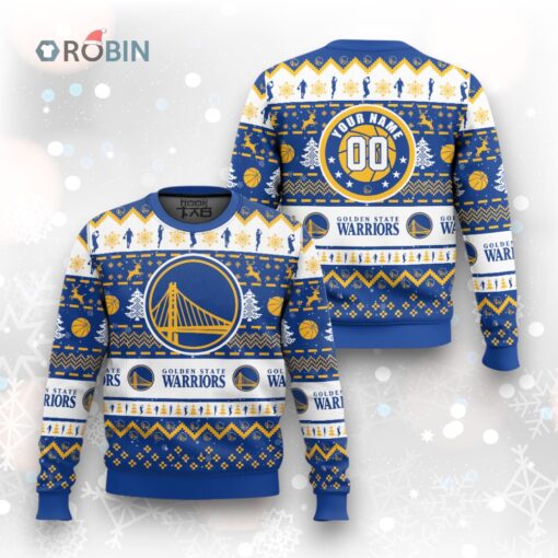 NBA Golden State Warriors Christmas Ugly Christmas Sweater