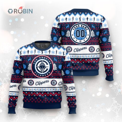 NBA Los Angeles Clippers Christmas Ugly Christmas Sweater