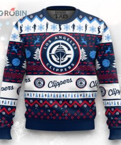 NBA Los Angeles Clippers Christmas Ugly Christmas Sweater NBA Los Angeles Clippers Christmas Ugly Christmas Sweater