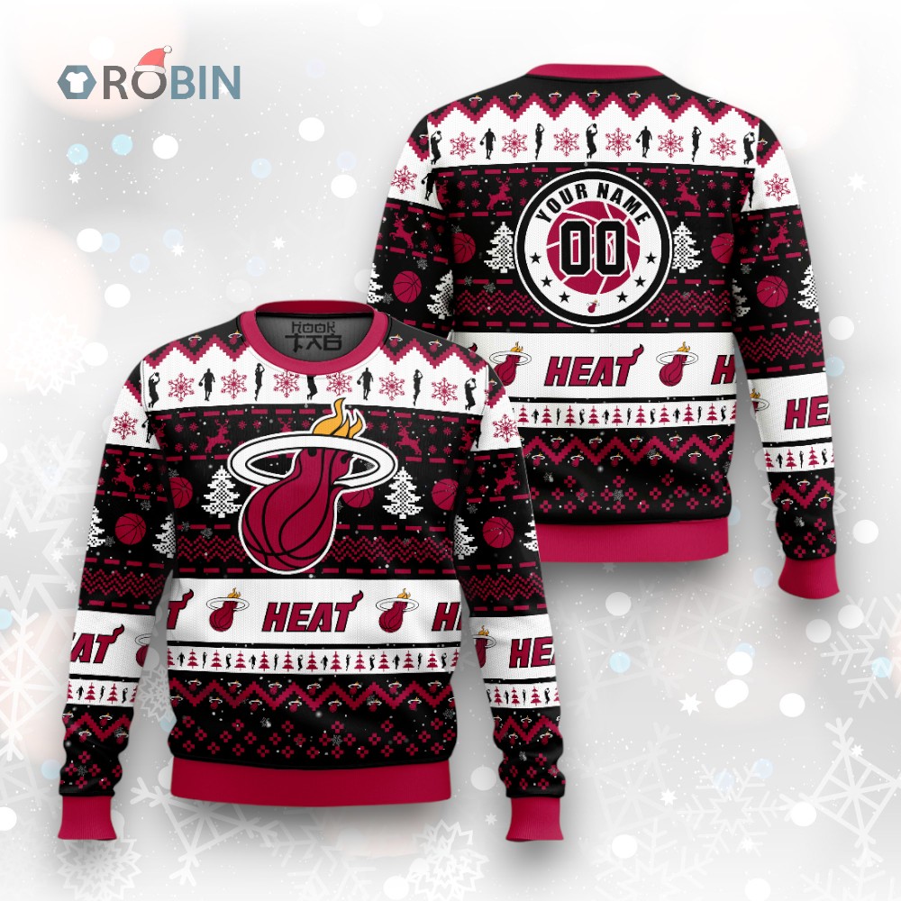 NBA Miami Heat Christmas Ugly Christmas Sweater NBA Miami Heat Christmas Ugly Christmas Sweater
