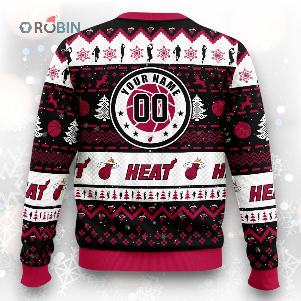 NBA Miami Heat Christmas Ugly Christmas Sweater NBA Miami Heat Christmas Ugly Christmas Sweater