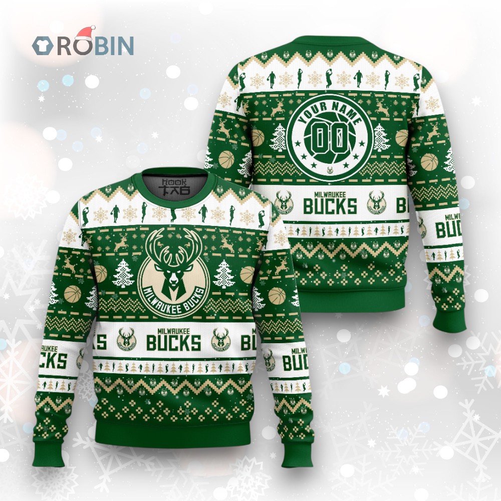 NBA Milwaukee Bucks Christmas Ugly Christmas Sweater NBA Milwaukee Bucks Christmas Ugly Christmas Sweater