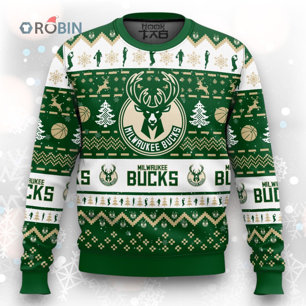 NBA Milwaukee Bucks Christmas Ugly Christmas Sweater NBA Milwaukee Bucks Christmas Ugly Christmas Sweater