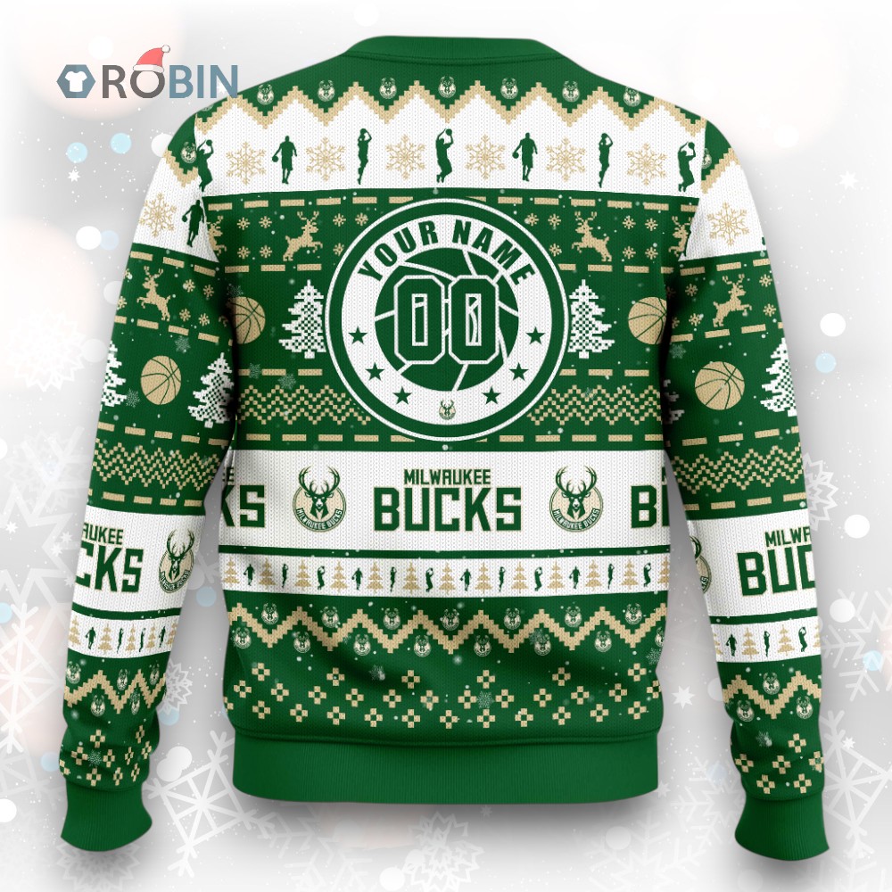 NBA Milwaukee Bucks Christmas Ugly Christmas Sweater NBA Milwaukee Bucks Christmas Ugly Christmas Sweater