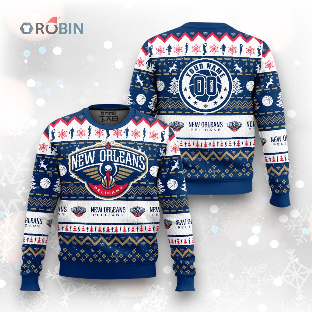 NBA New Orleans Pelicans Christmas Ugly Christmas Sweater NBA New Orleans Pelicans Christmas Ugly Christmas Sweater