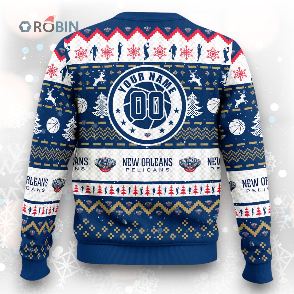 NBA New Orleans Pelicans Christmas Ugly Christmas Sweater NBA New Orleans Pelicans Christmas Ugly Christmas Sweater