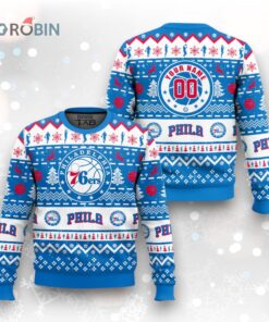 NBA Philadelphia 76ers Christmas Ugly Christmas Sweater NBA Philadelphia 76ers Christmas Ugly Christmas Sweater