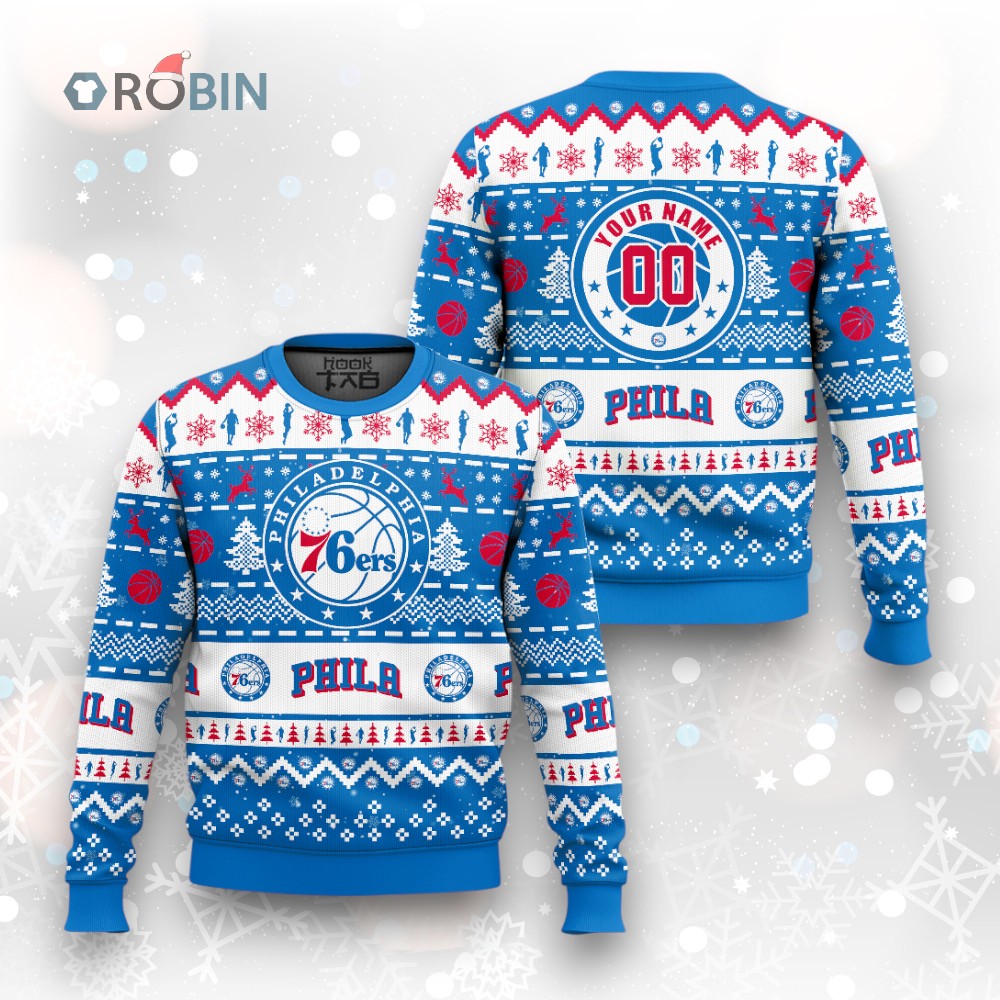 NBA Philadelphia 76ers Christmas Ugly Christmas Sweater NBA Philadelphia 76ers Christmas Ugly Christmas Sweater