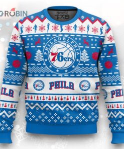 NBA Philadelphia 76ers Christmas Ugly Christmas Sweater NBA Philadelphia 76ers Christmas Ugly Christmas Sweater