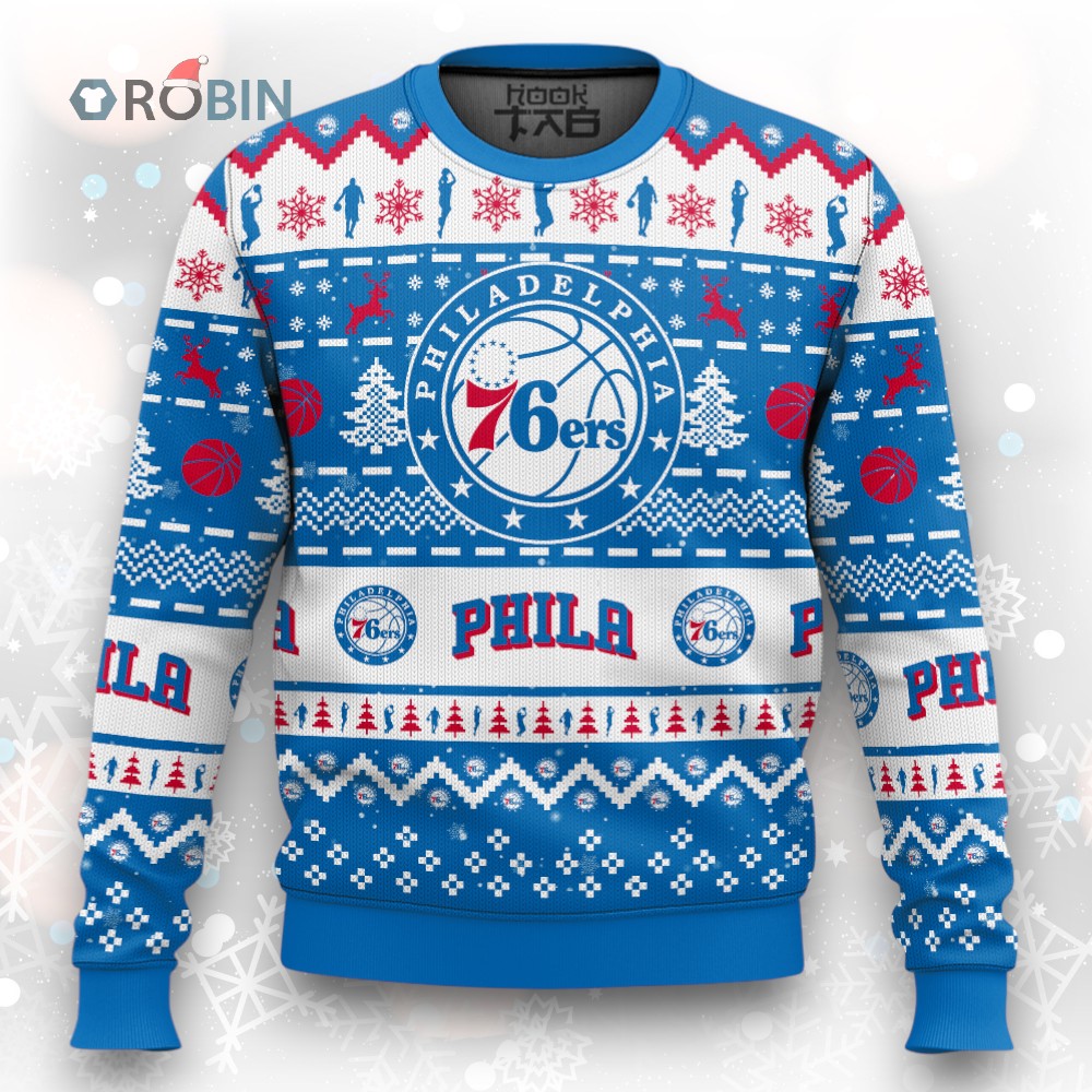NBA Philadelphia 76ers Christmas Ugly Christmas Sweater NBA Philadelphia 76ers Christmas Ugly Christmas Sweater