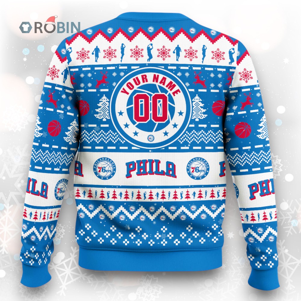 NBA Philadelphia 76ers Christmas Ugly Christmas Sweater NBA Philadelphia 76ers Christmas Ugly Christmas Sweater