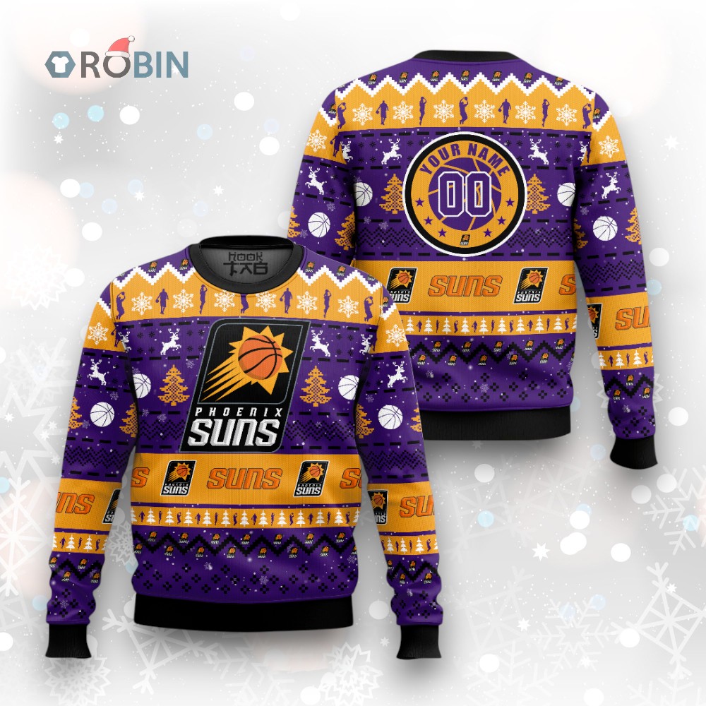 NBA Phoenix Suns Christmas Ugly Christmas Sweater NBA Phoenix Suns Christmas Ugly Christmas Sweater