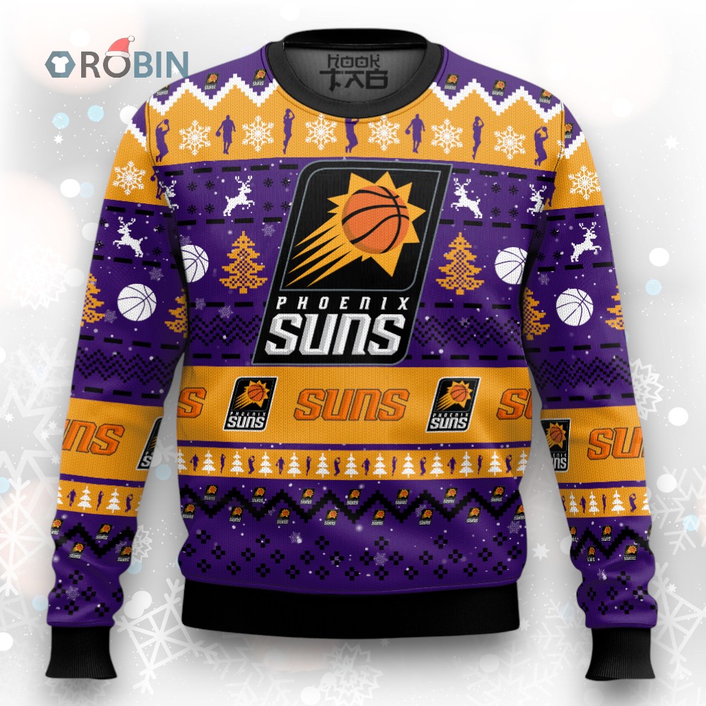 NBA Phoenix Suns Christmas Ugly Christmas Sweater NBA Phoenix Suns Christmas Ugly Christmas Sweater
