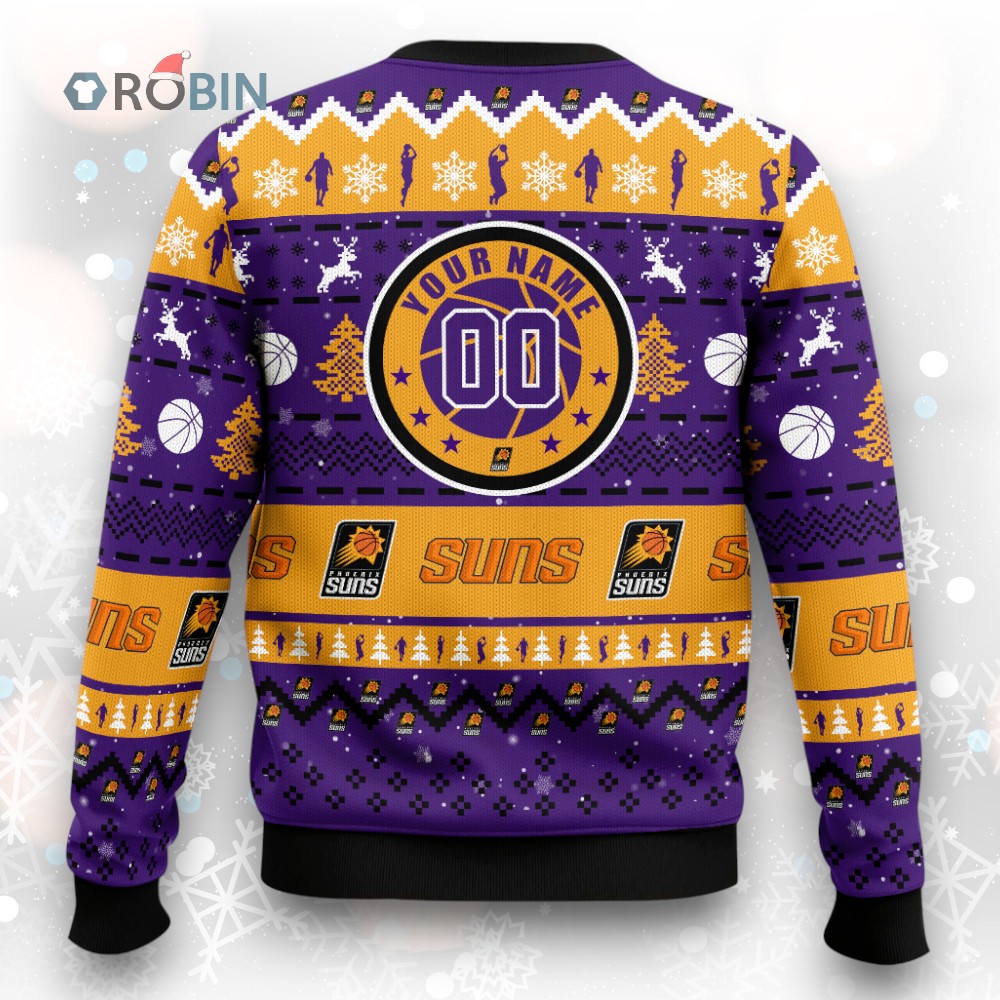 NBA Phoenix Suns Christmas Ugly Christmas Sweater NBA Phoenix Suns Christmas Ugly Christmas Sweater