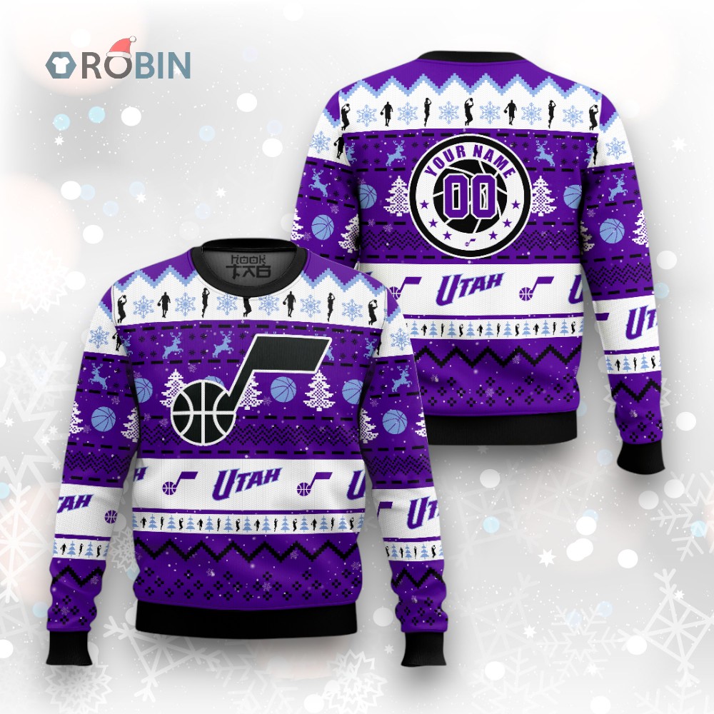 NBA Utah Jazz Christmas Ugly Christmas Sweater NBA Utah Jazz Christmas Ugly Christmas Sweater