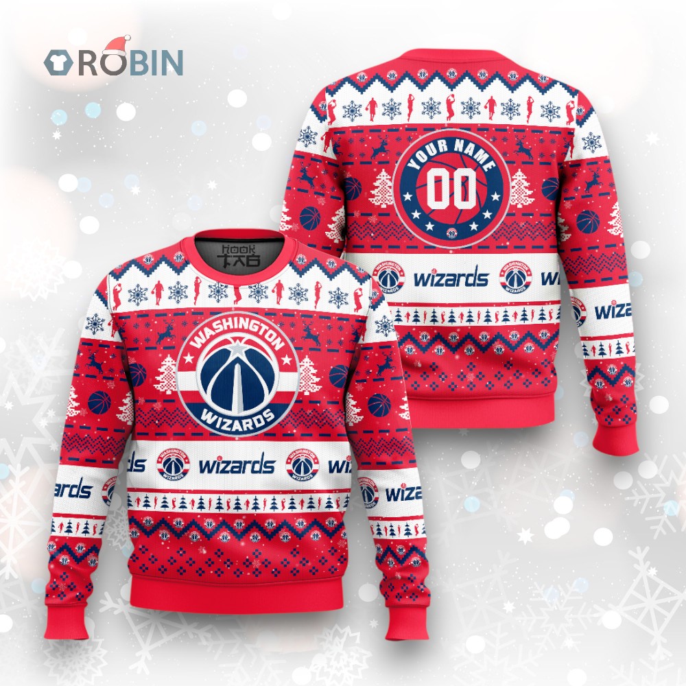 NBA Washington Wizards Christmas Ugly Christmas Sweater NBA Washington Wizards Christmas Ugly Christmas Sweater