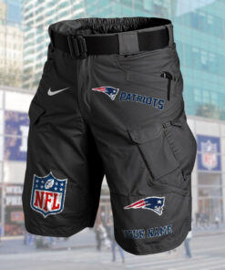 New England Patriots Men Tactical Shorts, New England Patriots Gifts for Fans