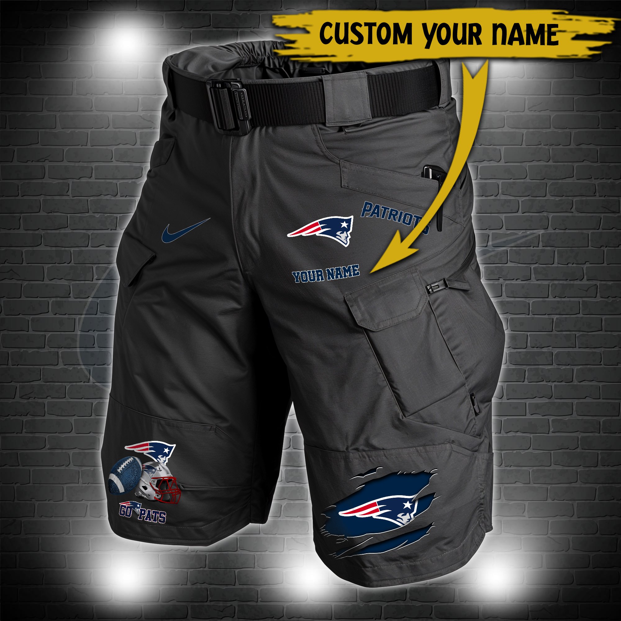 New England Patriots Men Tactical Shorts, New England Patriots Gifts New England Patriots Men Tactical Shorts, New England Patriots Gifts