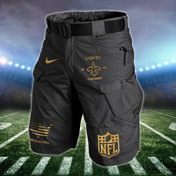 New Orleans Saints Men Tactical Shorts, New Orleans Saints Merchandise New Orleans Saints Men Tactical Shorts, New Orleans Saints Merchandise