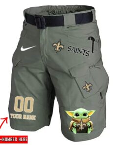 New Orleans Saints Men Tactical Shorts, Saints Gifts New Orleans Saints Men Tactical Shorts, Saints Gifts