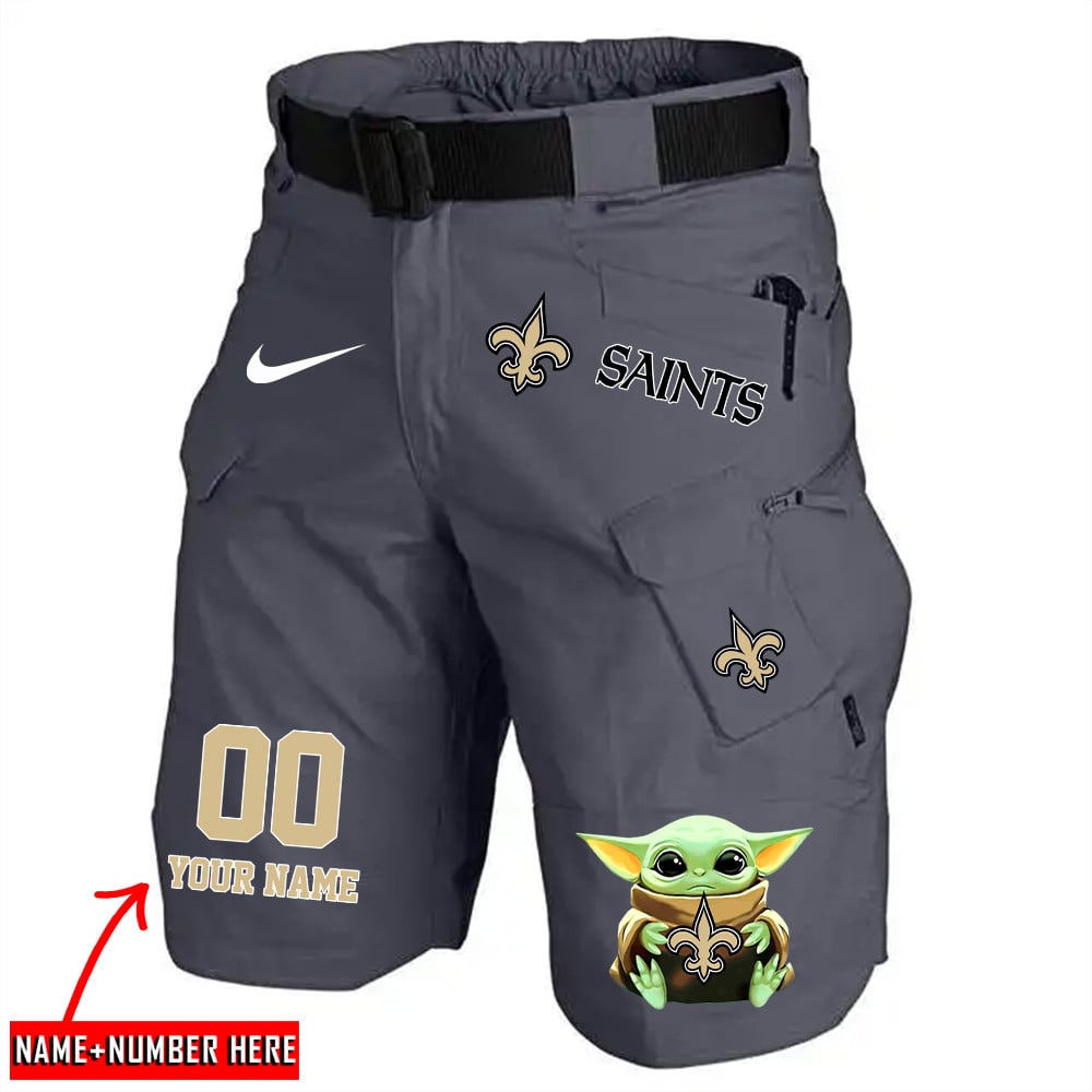 New Orleans Saints Men Tactical Shorts, Saints Gifts New Orleans Saints Men Tactical Shorts, Saints Gifts