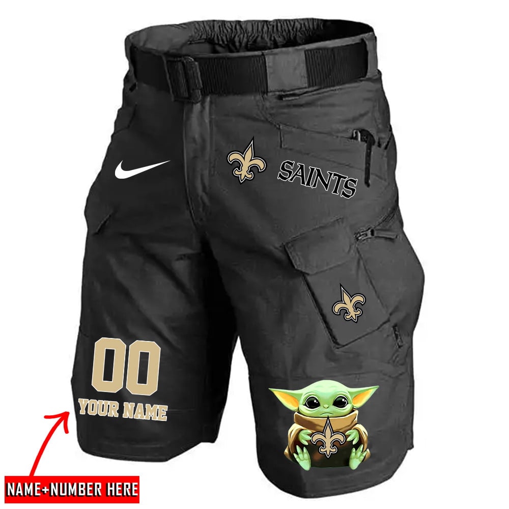 New Orleans Saints Men Tactical Shorts, Saints Gifts New Orleans Saints Men Tactical Shorts, Saints Gifts