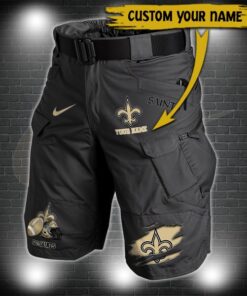 New Orleans Saints Men Tactical Shorts, Saints Merchandise New Orleans Saints Men Tactical Shorts, Saints Merchandise