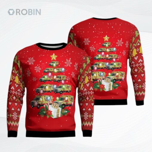 New York Superior Ambulance Service Ugly Christmas Sweater