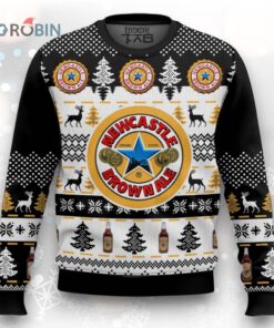 Newcastle Brown Ale Ugly Christmas Sweater Newcastle Brown Ale Ugly Christmas Sweater