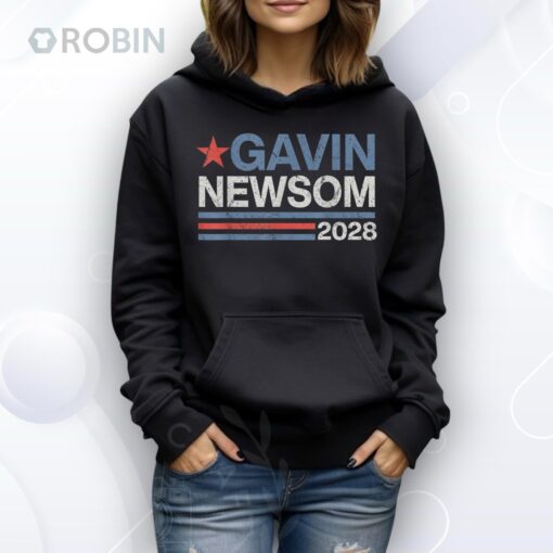 Newsom 2028 Gavin Newsom 2028 President 48 Election Campaign Shirt