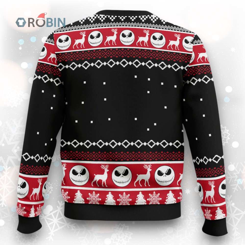 Nightmare Before Christmas Ugly Christmas Sweater Nightmare Before Christmas Ugly Christmas Sweater