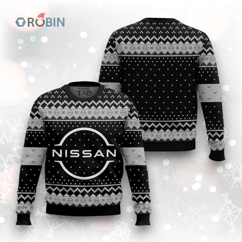 Nissan Christmas Sweater with Fun Holiday Design  Ugly Sweater for Festive Celebrations Nissan Christmas Sweater with Fun Holiday Design  Ugly Sweater for Festive Celebrations