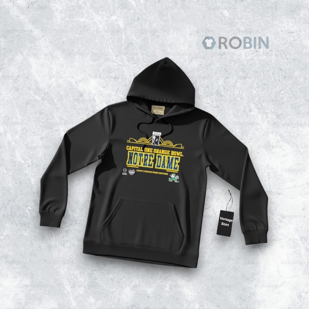 Notre Dame Orange Bowl Semifinal Cfp Art Deco Player 2025 Shirt Notre Dame Orange Bowl Semifinal Cfp Art Deco Player 2025 Shirt