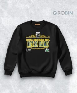 Notre Dame Orange Bowl Semifinal Cfp Art Deco Player 2025 Shirt