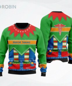 Nurse Squad Ugly Christmas Sweater, Sweatshirt