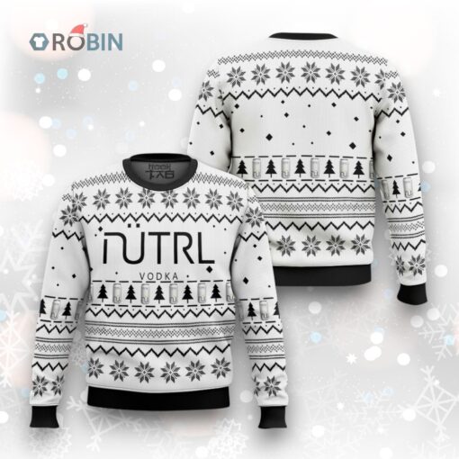Nutrl Vodka Soda Ugly Christmas Sweater