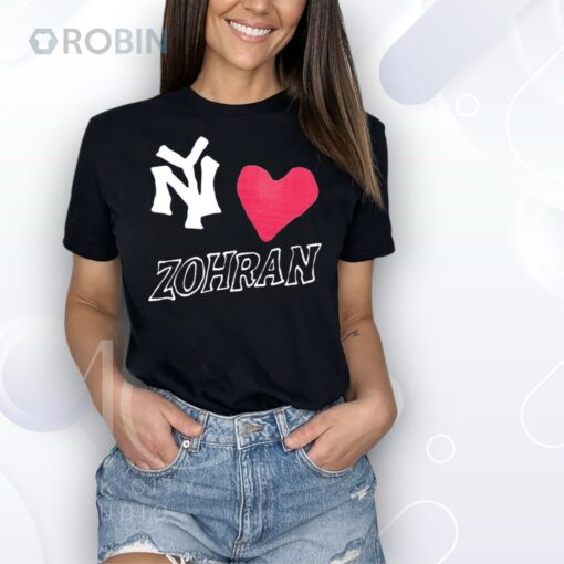 NY Love Zohran Mamdani New York Shirt