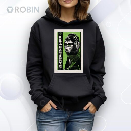 Official Poster Basement Jaxx April 9 10 2025 Coco and Breezy Regency Ballroom San Francisco CA Concert Shirt