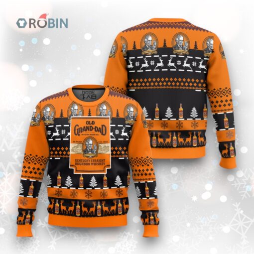 Old Grand Dad Ugly Christmas Sweater