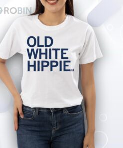 Old White Hippie Shirt