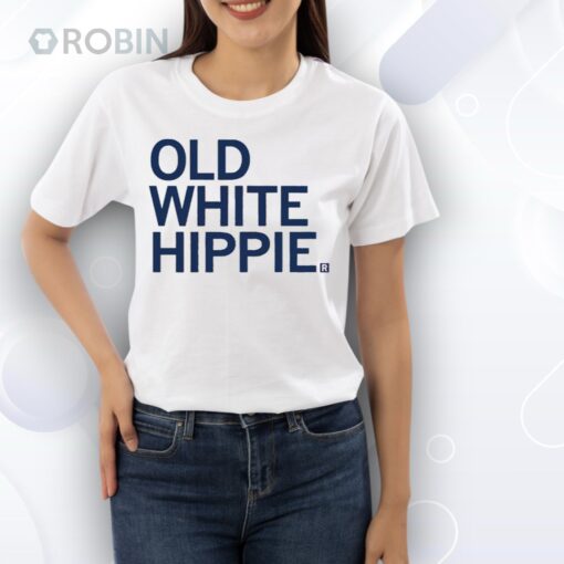 Old White Hippie Shirt