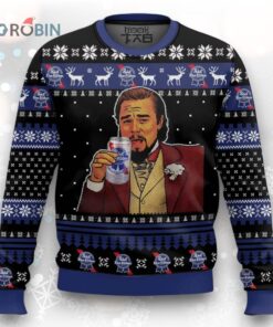 Pabst Blue Ribbon Beer Meme Ugly Christmas Sweater